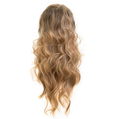 Long Wavy Blonde Wig for Men - Synthetic Cosplay Party Hair Variation Blonde2