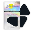 Black Sun Patch Hypoallergenic Silicone Sun-Screen Cheek or Hand Patches, UPF-50, Reusable