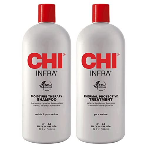 Infra 32oz Shampoo & Treatment Duo Set for Hair Care