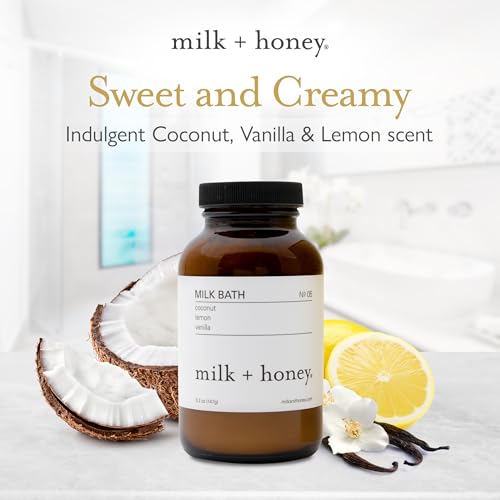 Moisturizing Coconut Milk Bath Soak - Hydrating Relaxing Bath Additive 5.3oz