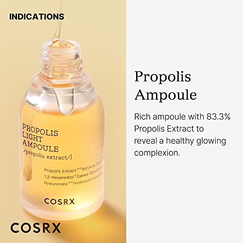 COSRX 73% Propolis Light Ampoule for Sensitive Skin, Anti-Aging, 1oz
