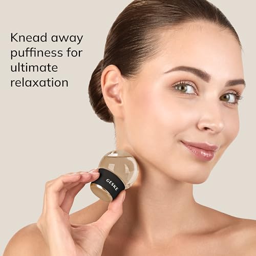 Gray GESKE SmartAppGuided™ Cool & Warm Face & Body Massager 7-in-1