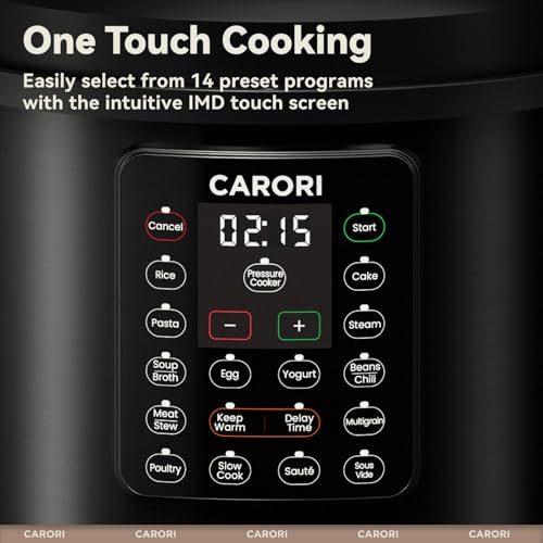 8 Qt Electric Pressure Cooker Multi-Cooker with Stainless Steel Pot - Black