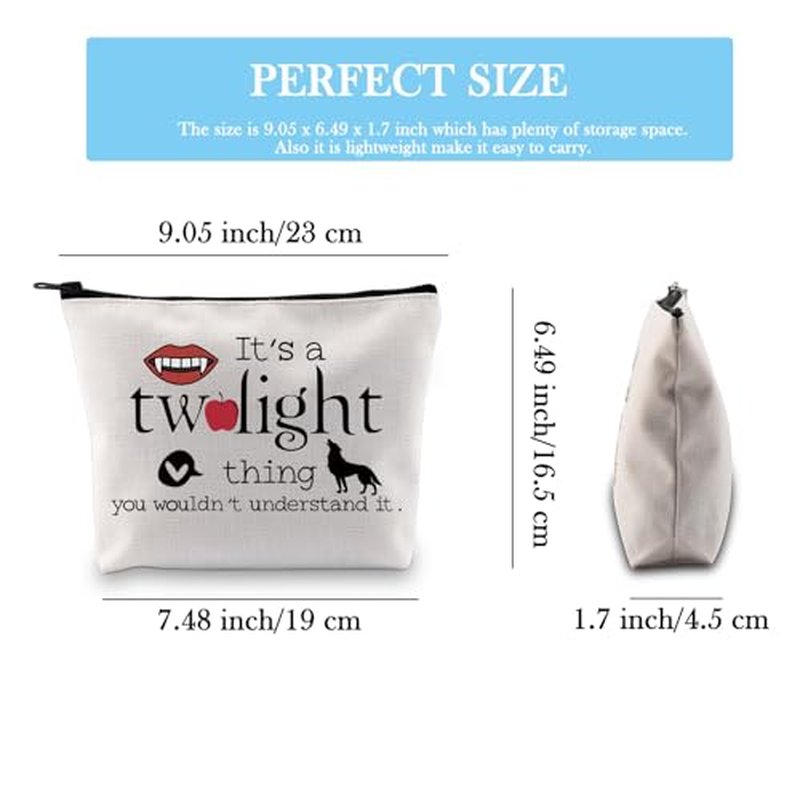 GJTIM TV Show Inspired Gift It¡¯s A Thing You Wouldn¡¯t Understand It Zipper Pouch Makeup Bag for Vampire Fans (T thing bag)