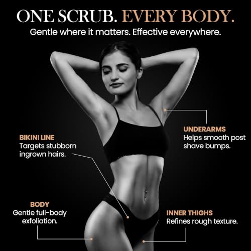 Sea Salt Exfoliating Scrub for Ingrown Hairs & Razor Bumps - 250g