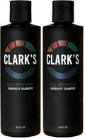 Clark's Medicated Dandruff Shampoo with Coal Tar & Salicylic Acid - 8 Fl Oz Pack of 2 - Flake & Itch Control