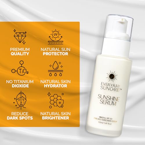 Sunshine Serum SPF 50 Mineral Sunscreen with Vitamin C & Squalane - 1.69 fl oz