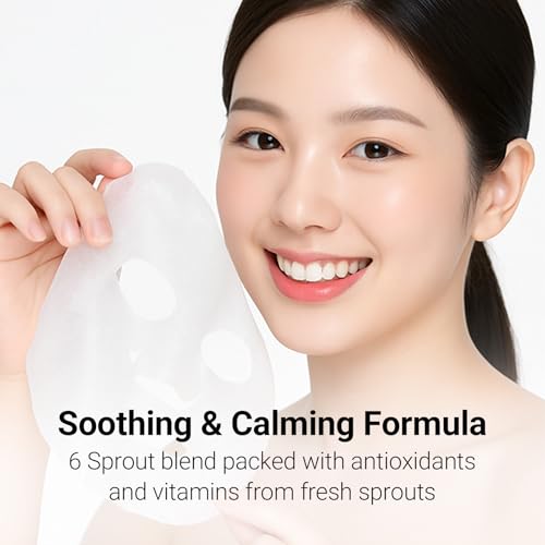 Soothing Calm Mask, Overnight Face Mask for Ultra-Hydration. Reducing Sensitive Skin's Redness, Strengthens Moisture Barrier, Korean Skincare (30g x 5ea)
