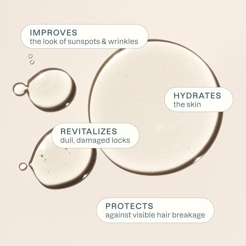 Cliganic Organic Argan Oil 8 oz - Pure Cold Pressed Multi-Purpose Face & Hair Oil