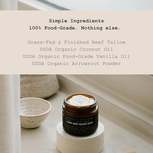 Face Moisturizer & Glow Balm – Hydrating Tallow & Natural Makeup Primer
