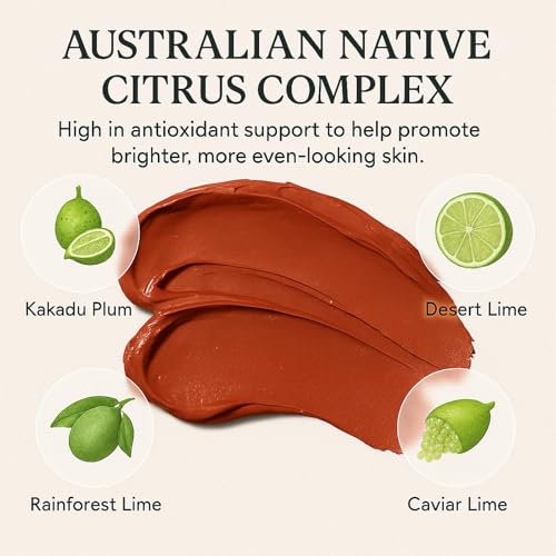 Australian Red Clay Face Mask - Mineral-Rich Detox Mud with Kakadu & Lime - Variant 1