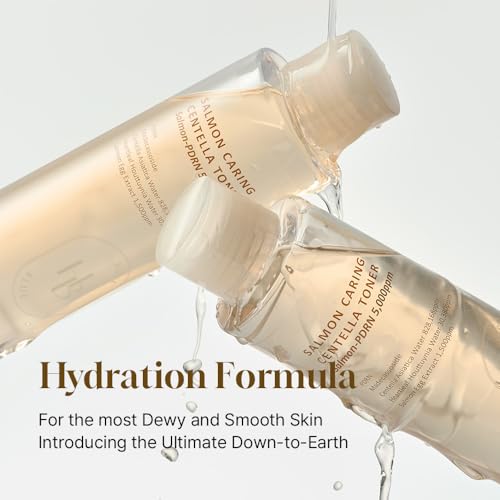 Salmon & Centella Toner for Sensitive Skin - pH 5.5, Rejuvenating Korean Skincare