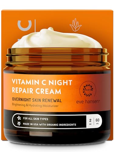 Vitamin C Night Face & Neck Cream for Mature Skin - Brightening Moisturizer
