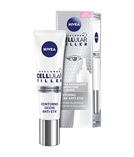 Anti-Aging Eye Cream with Hyaluronic Acid - Lightweight, Fast Absorbing, 15ml