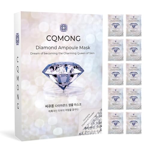 Diamond Ampoule Sheet Mask 10 PCS 1 Box Intensive Eye cream 1.01 fl oz