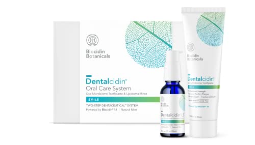 Biocidin Oral Care System - Fluoride-Free Toothpaste & Mouthwash - Plant-Based, Professional Strength for Adults