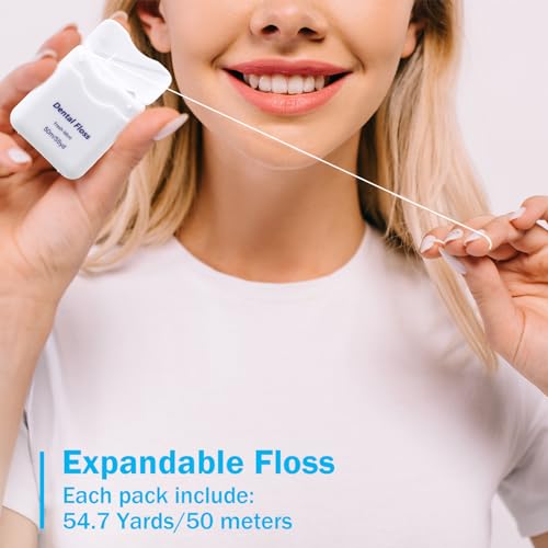 60 Pcs Travel Dental Floss Bulk Mint Flavor Multicolor 0.02 Foot