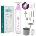 Pelcas Toenail Grinder for Thick Nails - Pink 8-in-1 Pedicure & Manicure Kit