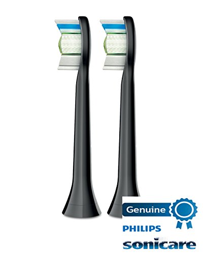 Genuine Philips Sonicare DiamondClean Replacement Brush Heads - Black, 2 Pack HX6062/94