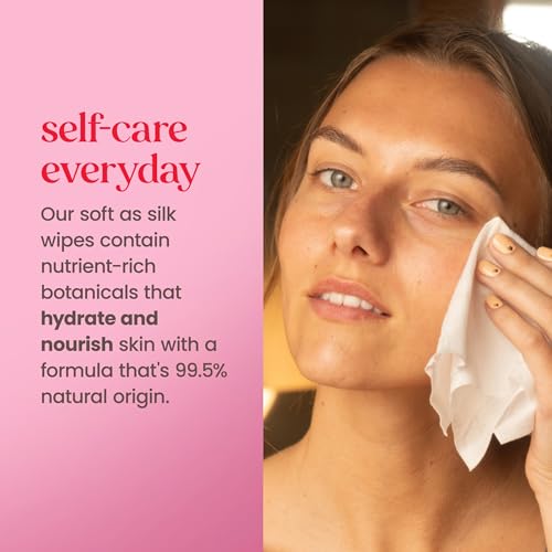 Burt¡¯s Bees Micellar Rose Water Facial Towelettes, 100% Plant Based Cloth; 99% Natural Origin; Remove Makeup, Cleanse, Hydrate; No Oily Residue; All Skin Types; 30 Ct, Pack of 3 (Pack May Vary)