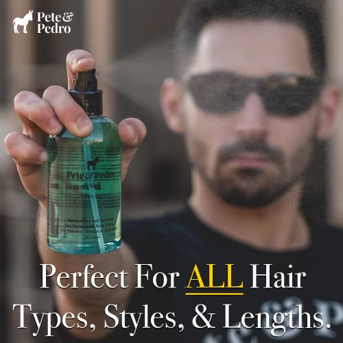 Pete & Pedro Salt Natural Sea Salt Spray 8.5 oz Pack of 2 - Adds Volume & Texture