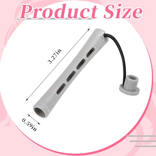 160 Pcs Perm Rods for Long & Short Hair - 0.59 Inch Grey Plastic Curlers