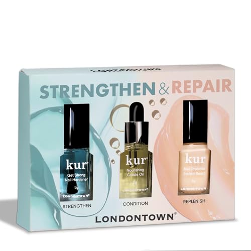 Nail Care Set with Strengthening, Repair & Nourishing Oils - Trio