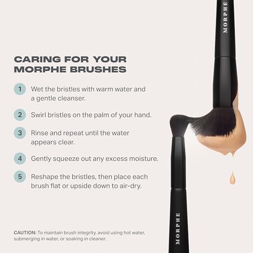 Morphe Eye Obsessed Makeup Brushes - 12 Piece Eyeshadow Brush Set - Lining, Blending & Angled Eyeshadow Brushes - Made with Natural & Synthetic Bristles and Includes Makeup Brush Case (12 Count)