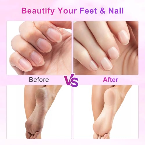 Glamnetic Press-On Nails & Adhesive Nail Tabs - Caviar | Semi-Transparent with Black French Tips, Short Almond Nails, Reusable |