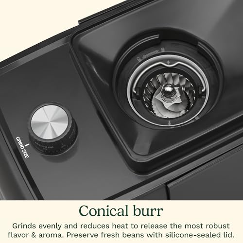 Coffee & Espresso Conical Burr Grinder with 35 Settings, 8oz Hopper