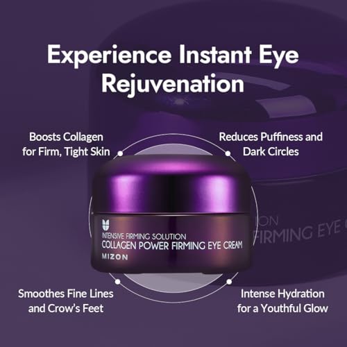 MIZON Collagen Power Firming Eye Cream 0.85 Fl Oz - Wrinkle & Elasticity Care