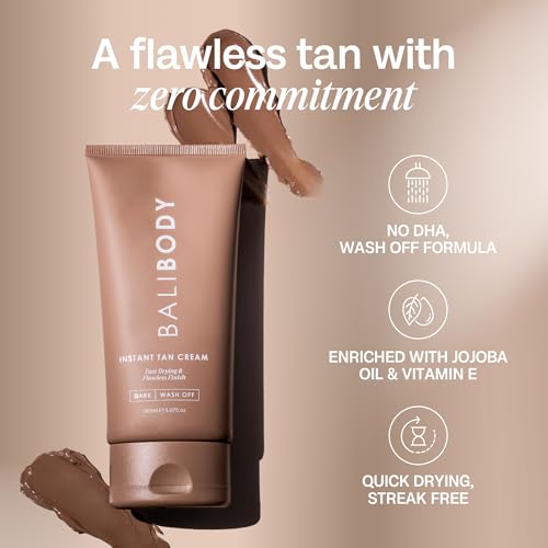 Bali Body Instant Tan Cream - Fast-Drying, Hydrating Self Tanning for All Skin Types