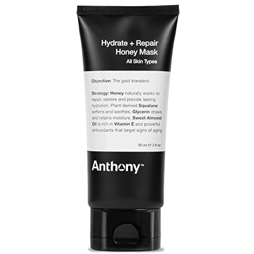 Anthony Hydrate & Repair Honey Face Mask - Moisturizing Skin Treatment, 3 oz