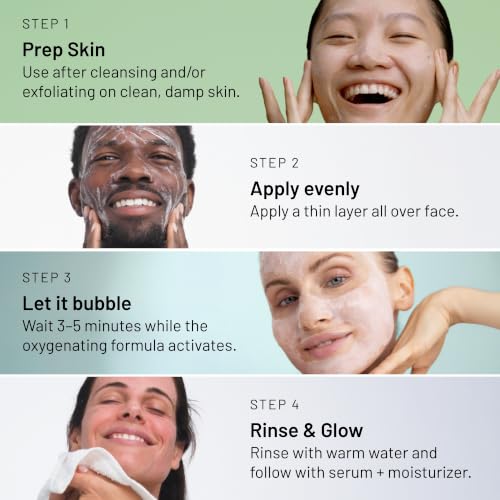 Oxygen Facial Mask - Revitalizing Skin Glow & Hydration - 1.7 Fl Oz - Variation of THIS listing