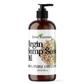 Organic Extra Unrefined Hemp Seed Oil (Food Grade) 8oz | Cannabis Sativa | Imported From Canada | 100% Pure Cold Pressed | Offers Relief From Dry & Cracked Skin, Eczema, Psoriasis, Dermatitis, Rosacea
