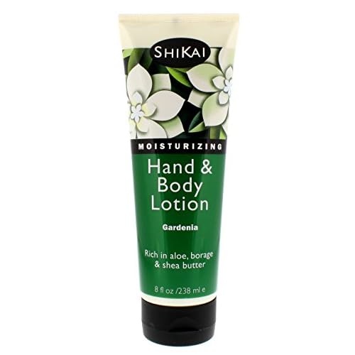 ShiKai Gardenia Hand & Body Lotion (8oz, Pack of 3) | Daily Moisturizing Skincare for Dry and Cracked Hands | With Aloe Vera & Vitamin E