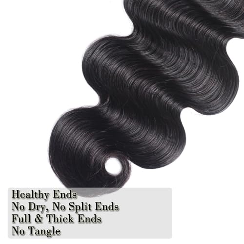 Natural Black 18 Inch Human Hair Bundles - Body Wave 100g