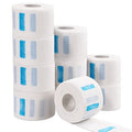 10 Rolls Disposable Barber Paper Neck Strips, 1000 Count, 2.6 x 13 Inches, Professional Stretchy Paper Neck Band Protector Hairdressing Accessory Tool