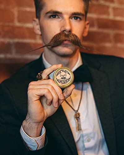 Bone Crusher Mustache Wax Combo — Sudden Death Hold for Handlebar, English, Dali, Walrus & Curly Styles