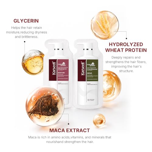 Karseell Hydrating Shampoo & Conditioner Trial Set - 24 x 10ml Travel Packs