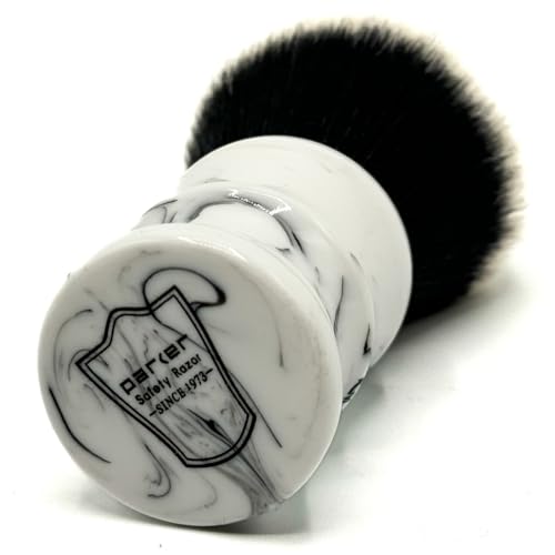 Parker Arctic Storm Ultra-Soft Synthetic Shaving Brush with Stand