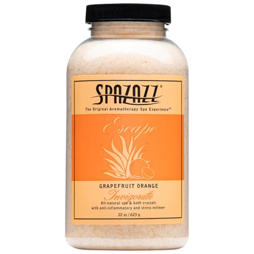 Spa Bath Crystals - Grapefruit Orange Aromatherapy & Anti-Inflammatory Benefits