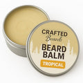 Beard Balm - Tropical Scent - 2oz Tin - Beard Wax - Light Hold - (TR)