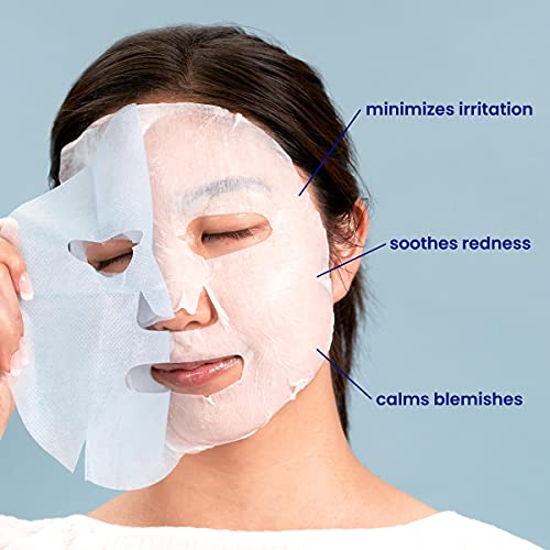 FACETORY Oh My Heart Heartleaf Face Mask Set - 10 Non-Tacky Sheet Masks for Oily & Acne-Prone Skin Variation of Oh My Heart