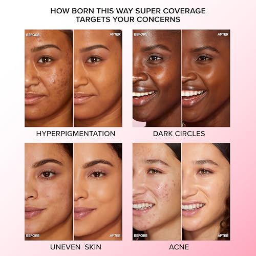 Full-Coverage Hydrating Concealer with Hyaluronic Acid & Coconut Water - Natural Finish, 0.45 Fl Oz