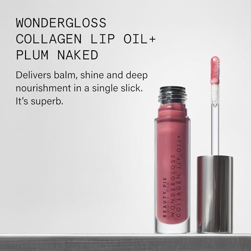 Beauty Pie Wondergloss Collagen Lip Gloss Plum Nectar - Hydrating & Plumping Shine