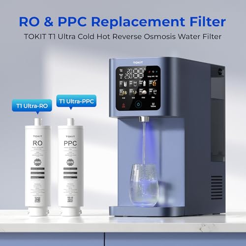 RO Replacement Water Filter for T1 Ultra System NSF/ANSI 58 Certified - Reduce TDS, 12-Month Lifespan