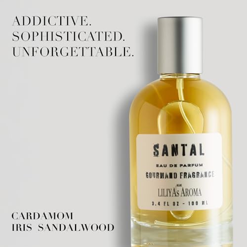 Santal Unisex Eau de Parfum - 3.4 Fl Oz | Vegan Fragrance by Liliya’s Aroma