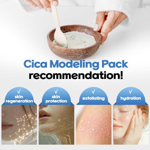 CICA Modeling Mask Kit for Sensitive Skin - Soothing Peel-Off Face Mask Powder 400g