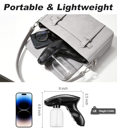 Self Tanning Spray Gun Black 280ml Cordless Spray Tan Machine for Home Use